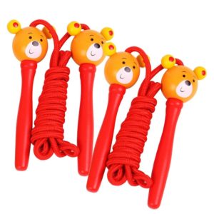 Coloured Skipping Rope (Pack of 2 - Red Handle Bear)