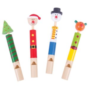 Christmas Whistles (Pack of 4)