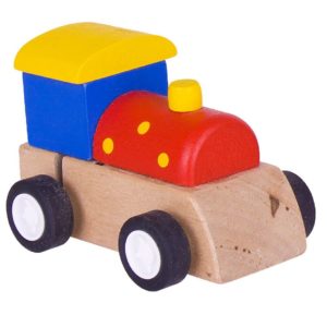 Clockwork Train (Red with Yellow Spots)