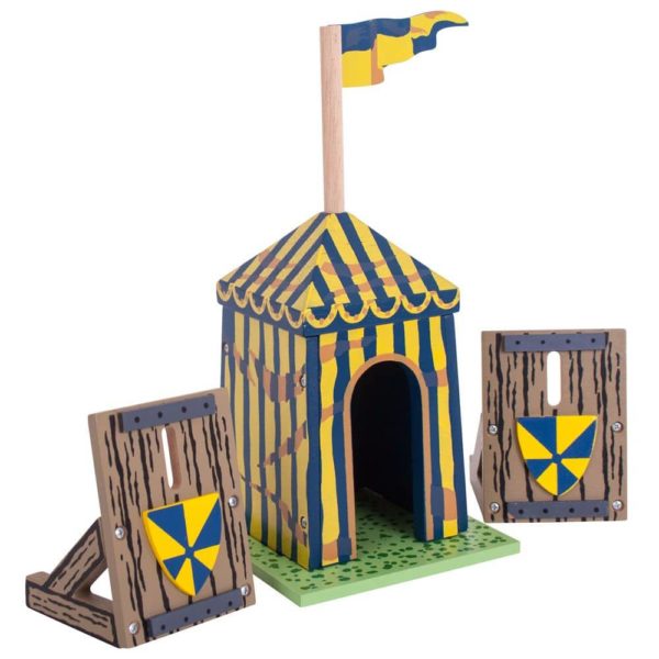 Blue Siege Tent with Palisades