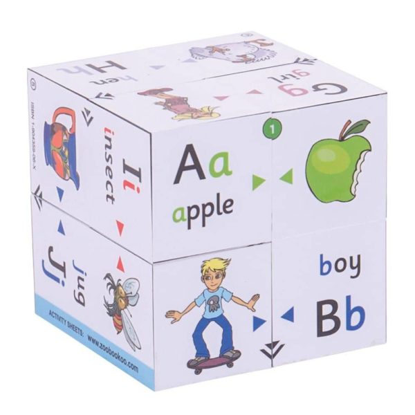 Alphabet First Phonics and Colour Matching Cubebook