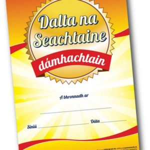 Dalta na Seachtaine Certificates