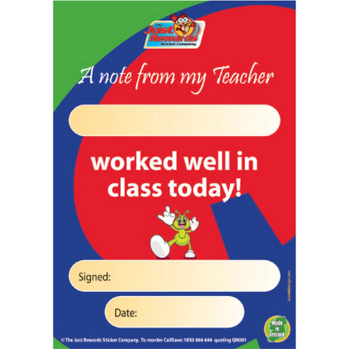 Worked Well in Class Praise Pad