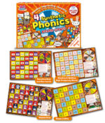 Synthetic Phonics Boards Games Age 3-7 Set of 4