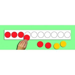 Magnetic Counters Strip & 10 Counters