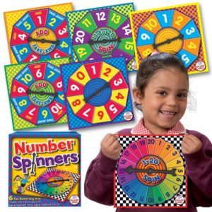 Number Spinners Set of 6