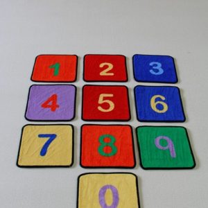 Number Squares 0-9 Play Mats 35x35cm