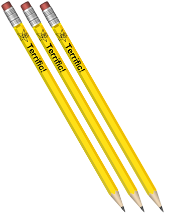 Terrific! Praise Pencils