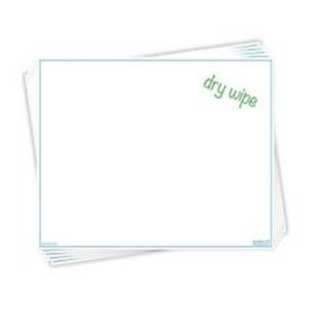 A5 Write 'n' Wipe Boards Pack of 30 (Mini Whiteboards)