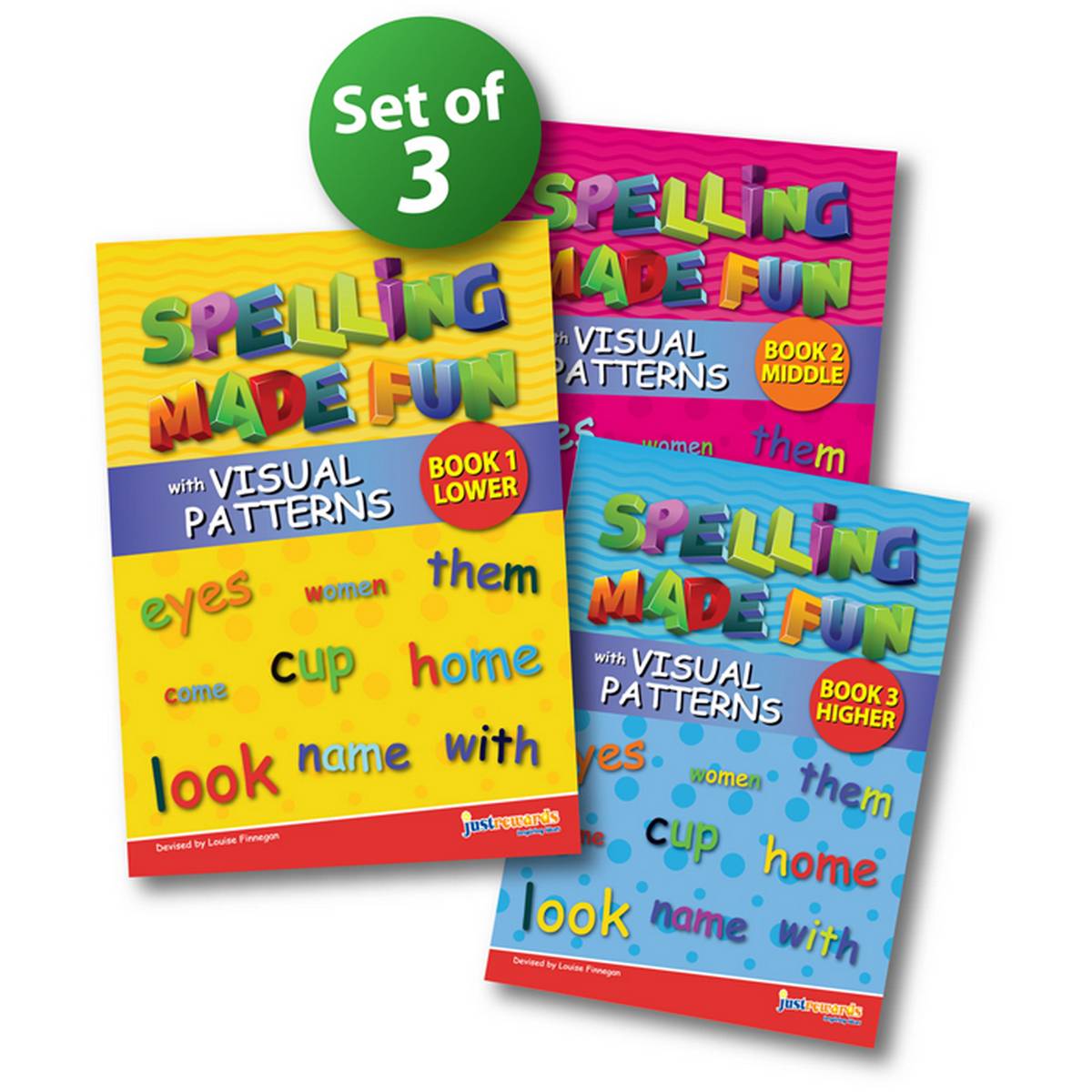 Spelling Made Fun (with Visual Patterns) Teachers Guides Set of Three Offer