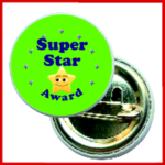 Super Star Award Button Badges