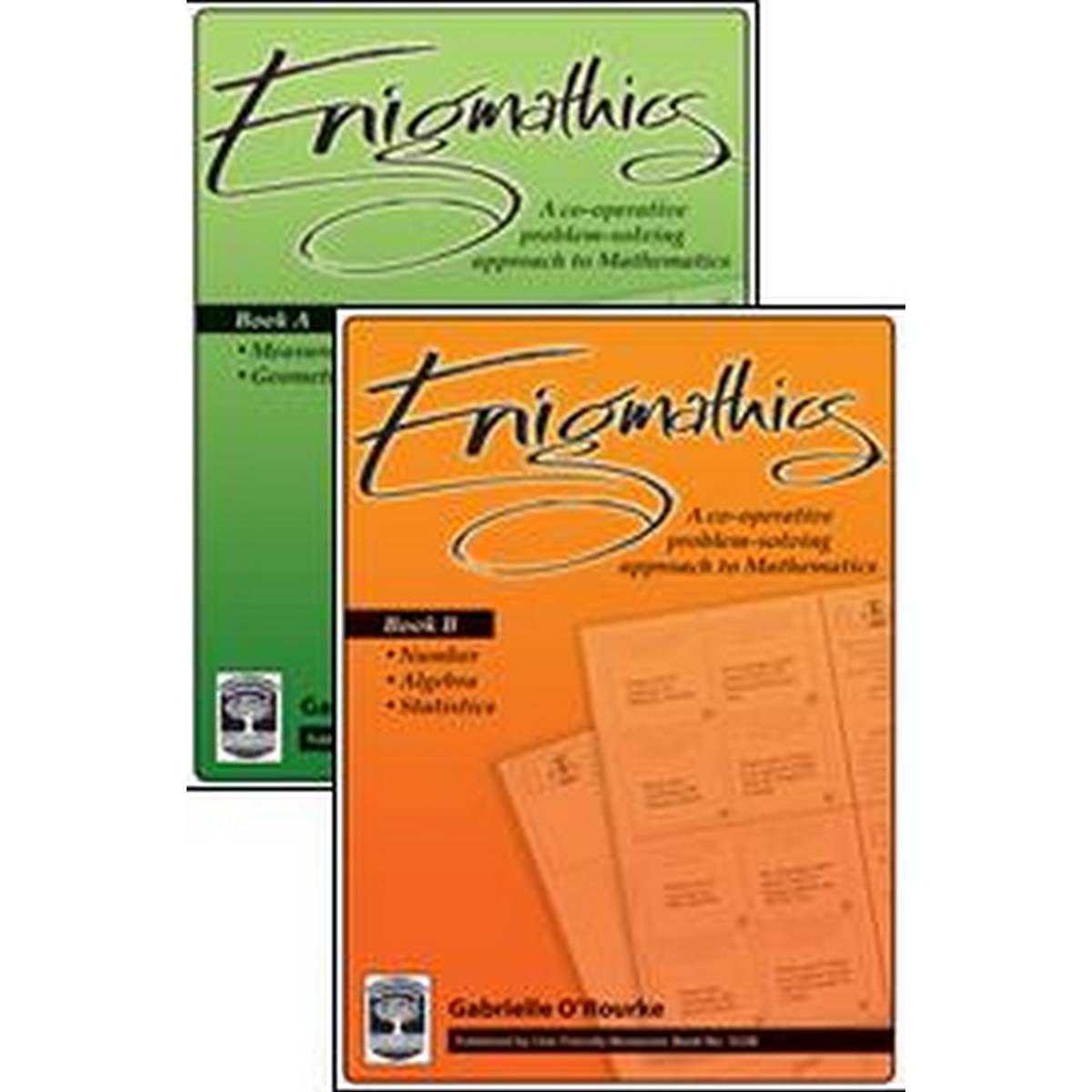 Enigmathics Set: Book A: (Measurement & Geometry) & Book B (Number, Algebra & Statistics)