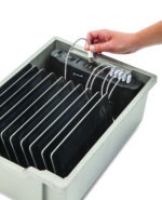 PowerTray - Extra Deep Tray Charge in Silver
