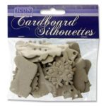 Icon Craft Cardboard Silhouettes - Christmas Pack of 3