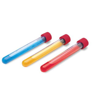 Plastic Test Tubes with Caps (Set of 12)