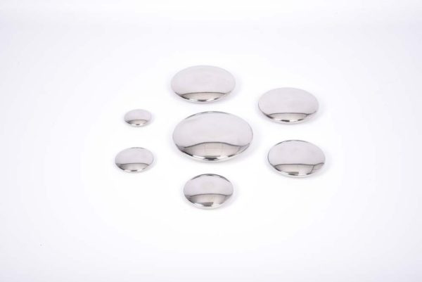 Sensory Silver Reflective Buttons - Set of 7