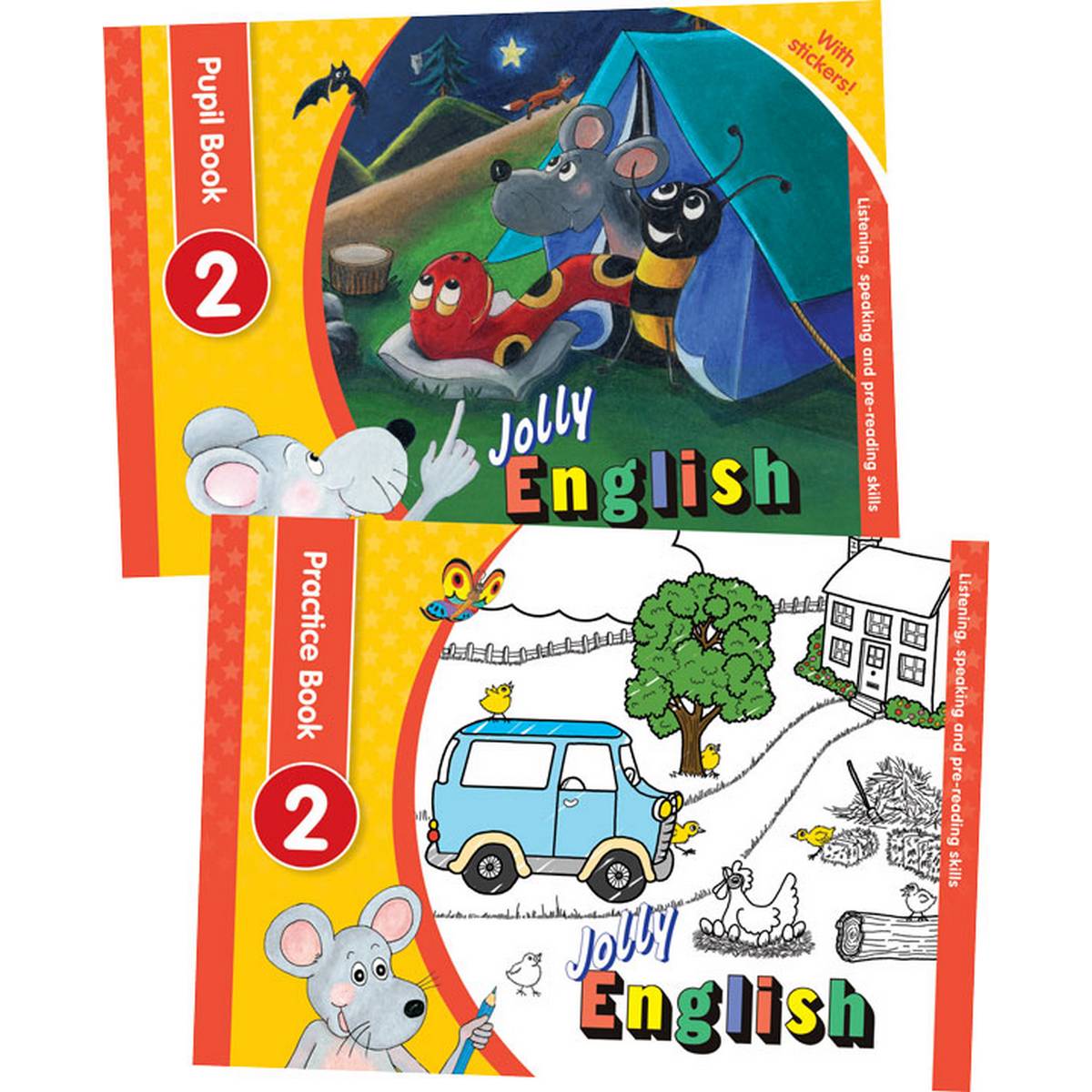 Jolly English Level 2 Pupil Set