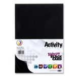 A4 Black Card 160gsm (Pack of 100 sheets)