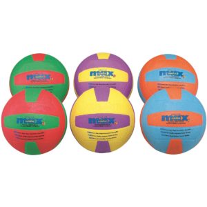 Spordas Max Volleyballs Set of 6 colors
