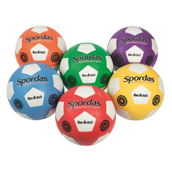 Set of 6 Spordas Dur-O-Sport Footballs