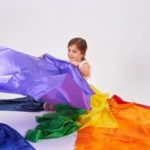 Rainbow Habutae Fabric Pack - Pack of 7