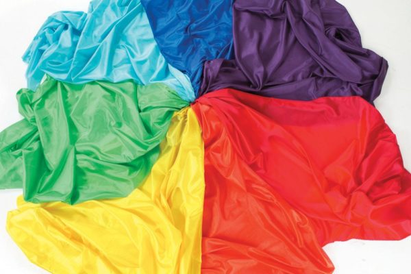 Rainbow Habutae Fabric Pack - Pack of 7