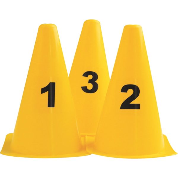 Set of 10 Numbered Cones