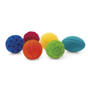 Set of 6 Rubbabu Mini-Sport Balls