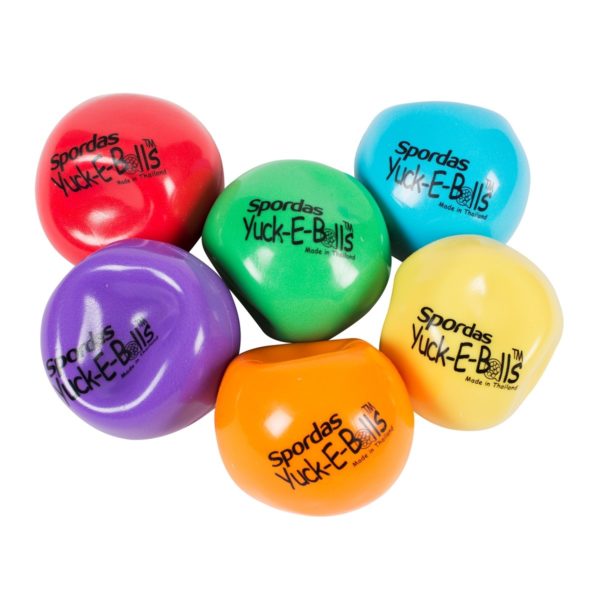 Set of 6 Yuck-E-Balls 9cm