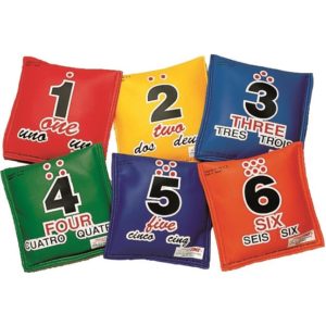 Utility Sequencing Bean Bags Set of 6 colors