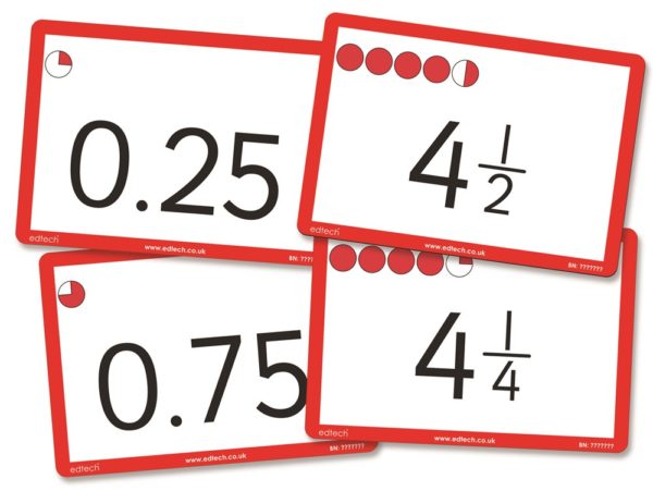 Fraction & Decimal Counting Cards