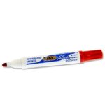 Bic Velleda 1701 Bullet Tip Whiteboard Marker Pack of 12 - Red