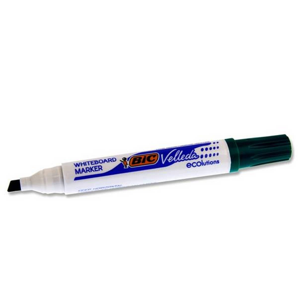 Bic Velleda 1701 Chisel Tip Whiteboard Marker Pack of 12 - Green