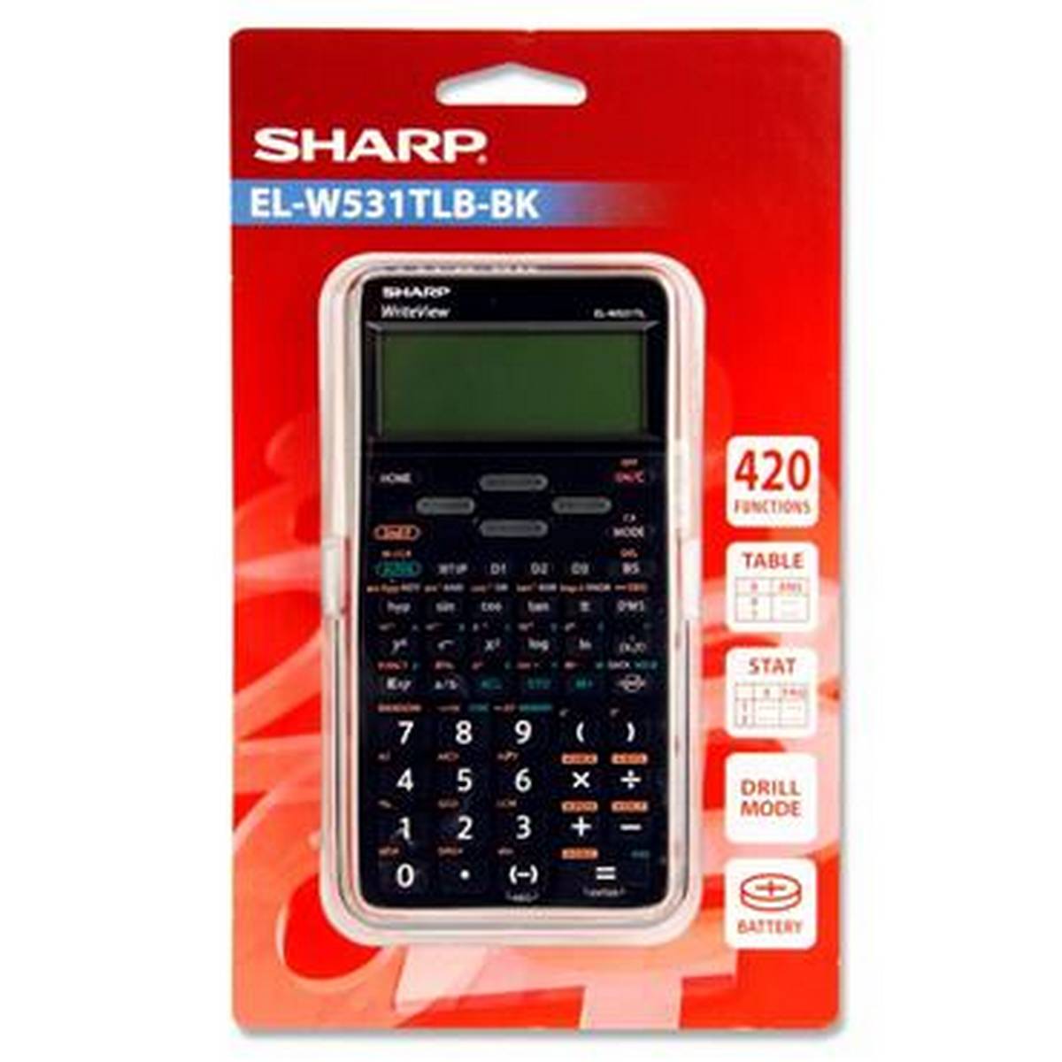 Sharp EL-W531B Write View Scientific Calculator