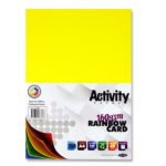 A4 160g Activity Card Rainbow Assorted Colours (Pack of 500 sheets)