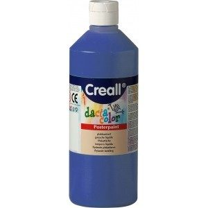Creall 500ml Bottle Poster Paint - Dark Blue