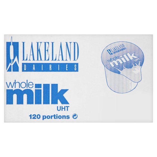 Lakeland Dairies Whole Milk UHT 120 x 12ml Portions
