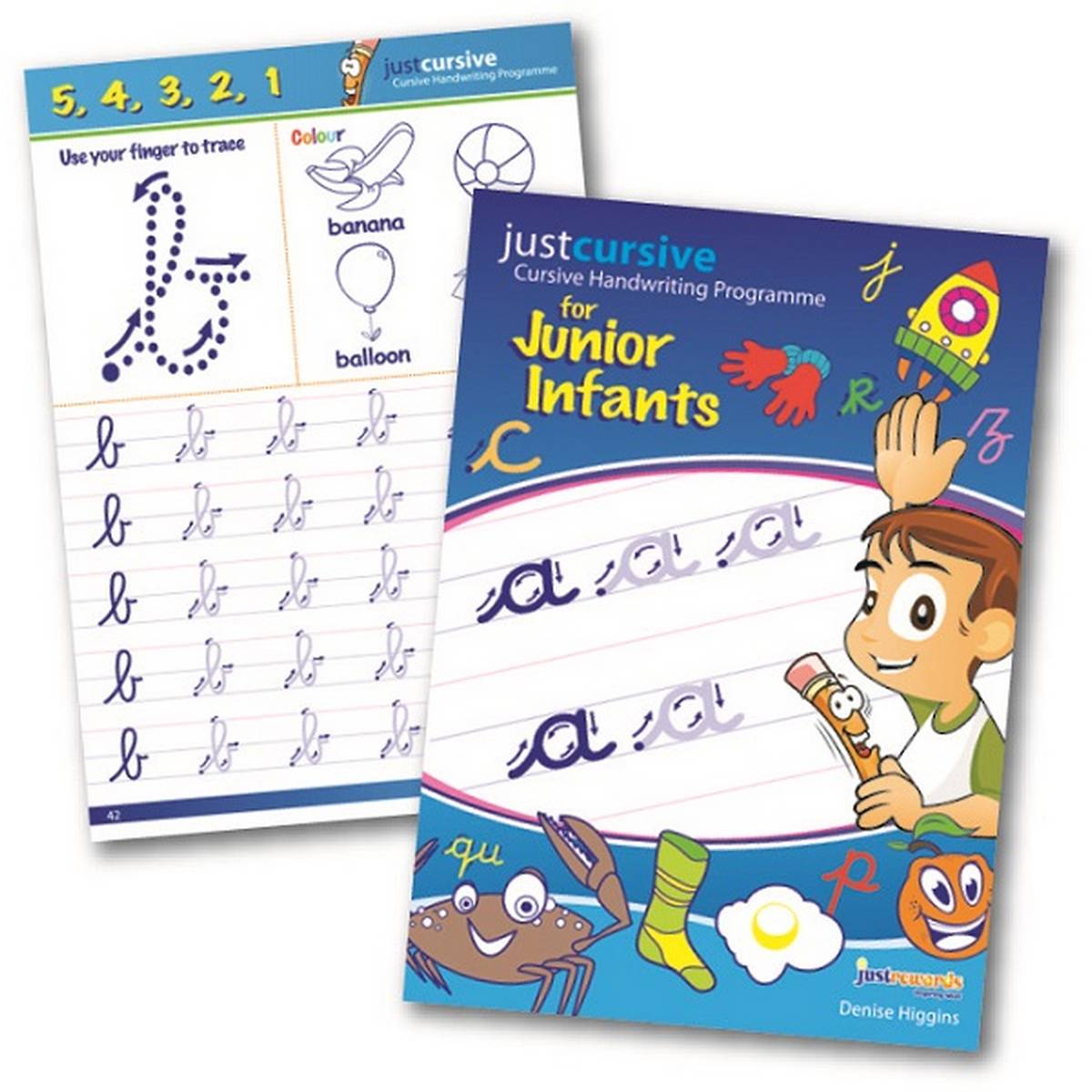Just Cursive Handwriting Junior Infants (Book & Practice Copy Set)