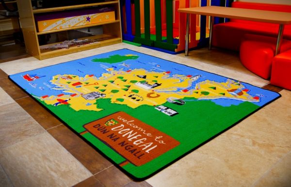 Map of Donegal Educational Play Mat 200x140cm