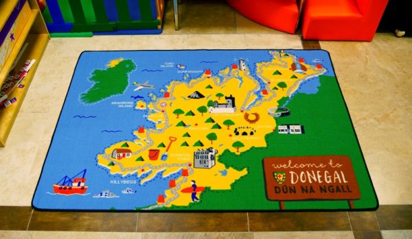 Map of Donegal Educational Play Mat 200x140cm