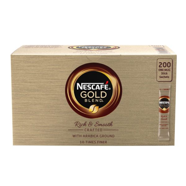Nescafé Gold Blend Instant Coffee 200 One Cup Sachets