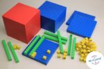 Interlocking Base Ten Plastic Starter Set - 4 Colours