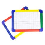 Show-me ShowMe Mba410 Pack of 10 A4 Magnetic White Boards Gridded and Plain