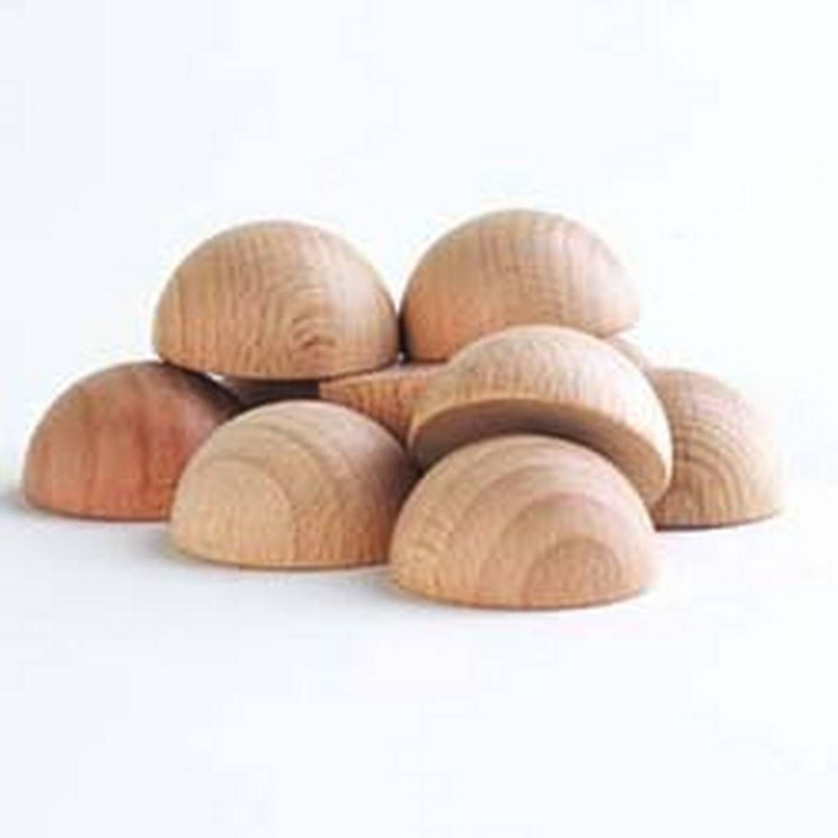 Wooden Semispheres - pack of 10