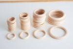 Small Wooden Rings 48mm- pack of 10