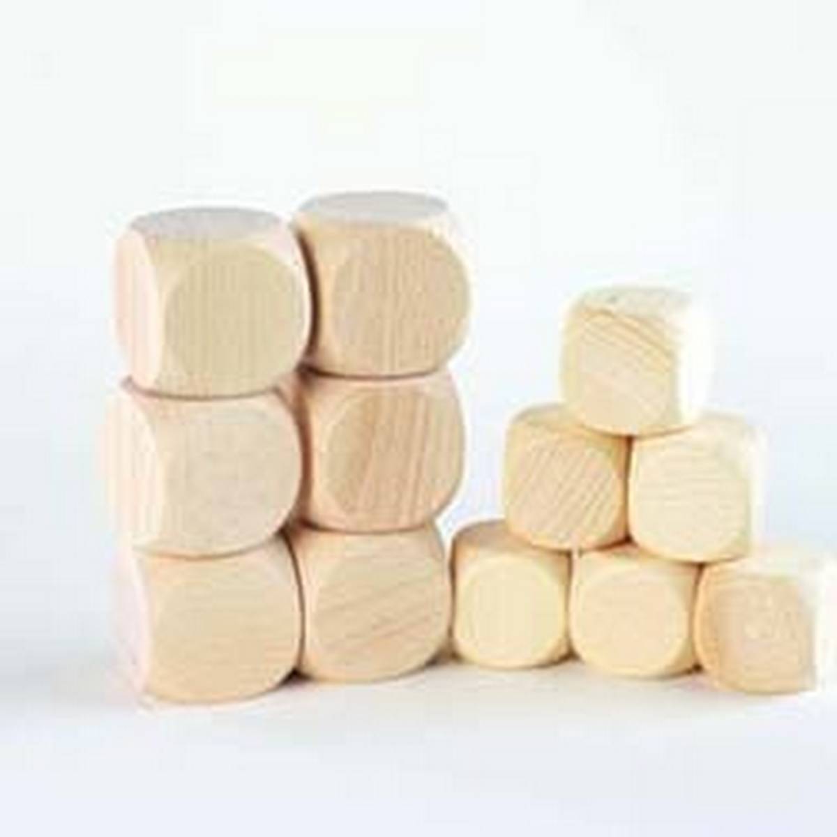 Wooden Cubes 40mm - pack of 6
