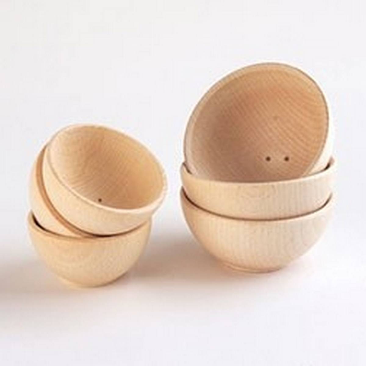 Wooden Bowls 70mm - pack of 3