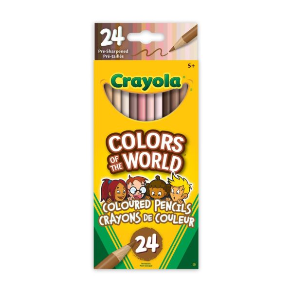 Crayola Colors of the World Coloured Pencils Pack of twenty four