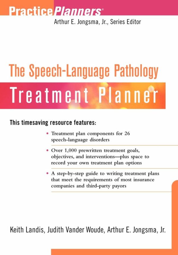 The Speech-Language Pathology Treatment Planner
