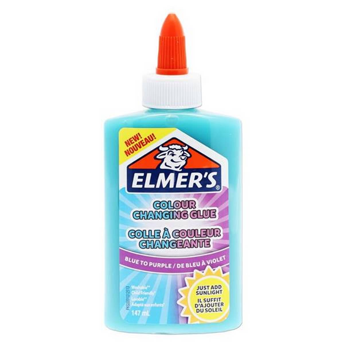 Elmer's 147ml Colour Changing Slime Glue - Blue To Purple
